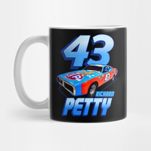 Richard Petty 43 STP Legend 70s Retro Mug